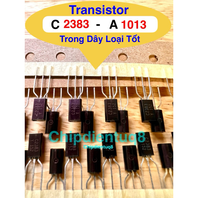 Transistor A1013 - C2383 trong dây loại tốt . Giá bán 1 combo 10 cặp là 80k