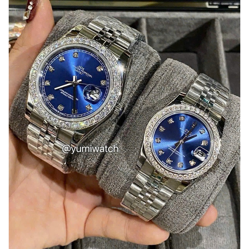 𝐘𝐮𝐦𝐢𝐖𝐚𝐭𝐜𝐡*Đồng Hồ Cặp Đôi Nam Nữ ELEXX Dây Thép Mặt Kính Chống Trầy Siêu Cấp FULLBOX