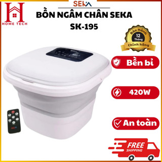  Bồn ngâm chân Seka SK195 massage con lăn màn hình cảm ứng bảo hành chính hãng 
