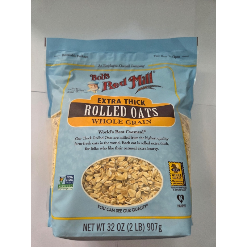 Yến mạch cán cỡ dày hiệu bob's red mill (907g) nhập khẩu Mỹ