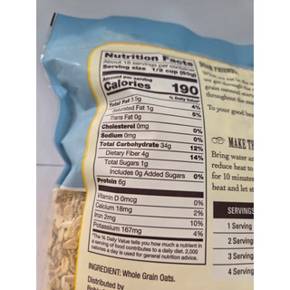 Yến mạch cán cỡ dày hiệu bob's red mill (907g) nhập khẩu Mỹ