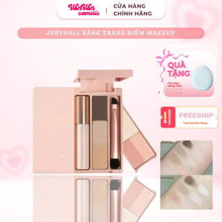 [HOẢ TỐC] JUDYDOLL Bảng trang điểm Makeup đa chức năng tiện lợi 5 trong 1 Bộ Kit Trang Điểm Mini Du Lịch Bỏ Túi Nhỏ Gọn