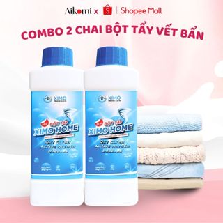 Bột tẩy vết bẩn đa năng Ximo bột tẩy trắng quần áo, đồ gia dụng - sạch như mới 350g