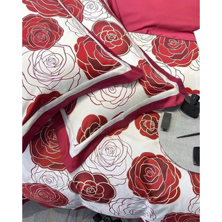 Set Chăn Ga Gối Lụa Tencel Hoa Freemondle (Set 4 món)