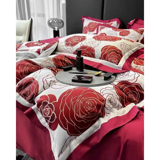 Set Chăn Ga Gối Lụa Tencel Hoa Freemondle (Set 4 món)