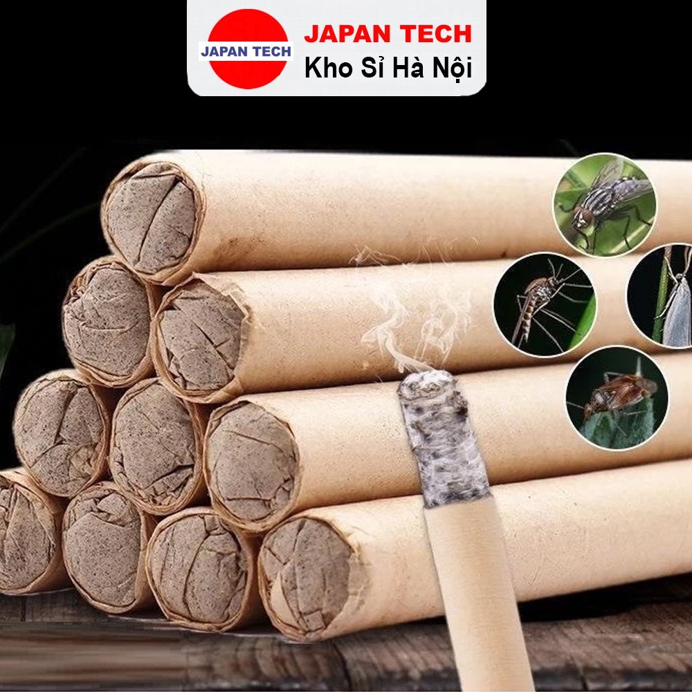 Đế Cắm Nhang Tránh Muỗi + SET 10 Điếu Ngải Cứu Tự Nhiên + Nhang Xông Hơi Khử Trùng Muỗi Trong Gia Đình, Thơm Tự Nhiên