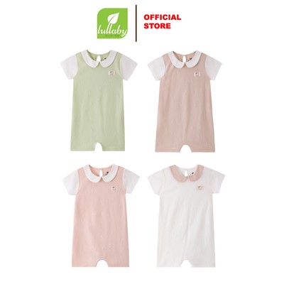 LULLABY - NH436N - Romper bé gái Single Jacquard