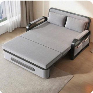 Sofa giường đa năng gấp gọn thành ghế có ngăn chứa đồ [Tặng kèm 2 gối và thảm trải sàn]