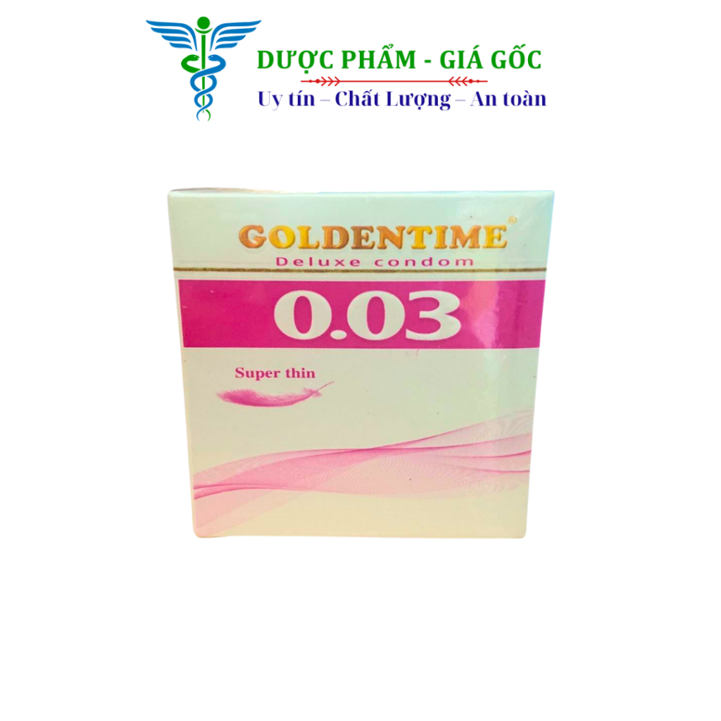 Bao Cao Su Goldentime Super Thin 0.03 Siêu Mỏng