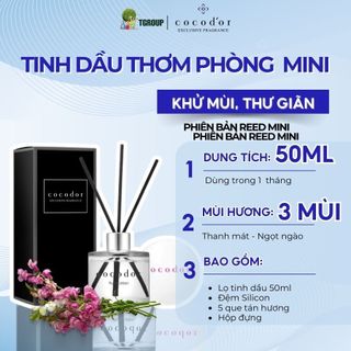 Tinh dầu thơm phòng, tinh dầu ô tô Cocodor Diffuser mini 50ml - tgroup
