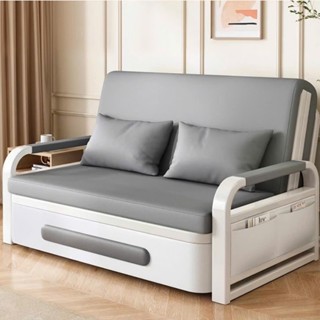 Sofa giường đa năng gấp gọn thành ghế bọc vải nano chống thấm chống bụi có ngăn chứa đồ đầy đủ nệm gối