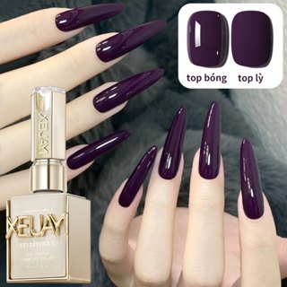 XEIJAYI 15ml--M091 sơn móng tay màu tím nho mới phổ biến lâu trôi thích hợp cho tiệm làm móng