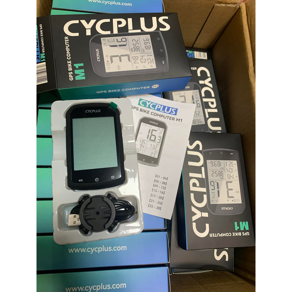 Đồng hồ contermet xe đạp Cycplus m1 sử dụng sóng vệ tinh cho xe đạp