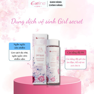 Dung dịch vệ sinh phụ nữ Girl Secret - Cân bằng PH -Tạo môi trường axit