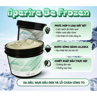 Mặt Nạ Đất Sét Aperire xanh, hồng Spa Relief Pore Mask 120g Dhskincare