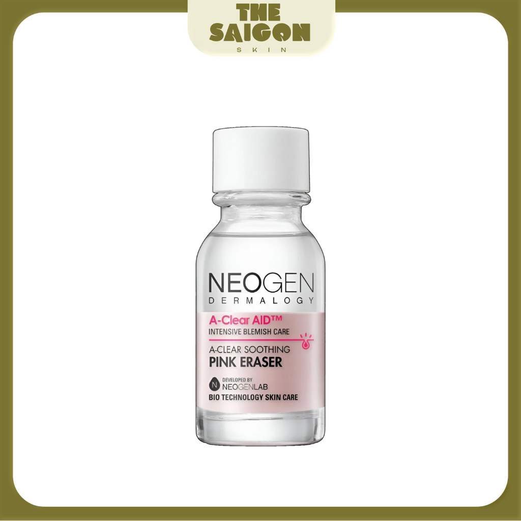 [HOT] Chấm Mụn Neogen Dermalogy A-Clear Soothing Pink Eraser, Chấm Mụn Giảm Sưng Viêm 15ml [HOT]