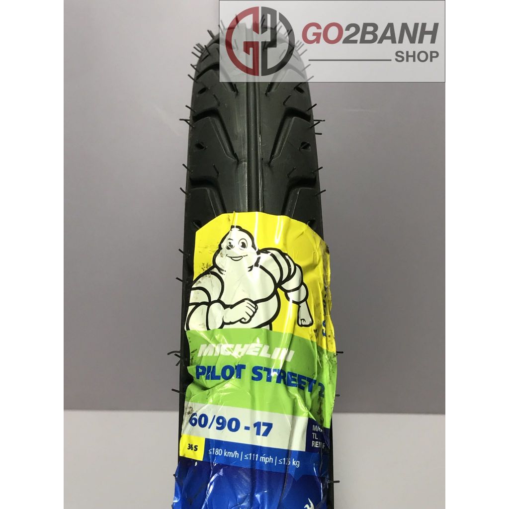 Vỏ Michelin Pilot Street 2 60/90-17, 70/90-17, 80/90-17, 100/80-17, 110/70-17 vỏ xe Exciter135,Raide