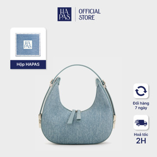   Giao Nhanh HCM  Túi Xách Nữ HAPAS Đeo Vai Đeo Chéo Belle Bag Hobo Đáy Tròn Size 22 - TDV221019 
