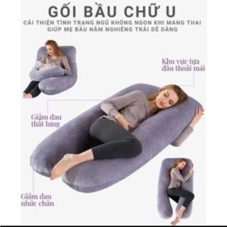 Gối ôm bà bầu ZCARE sợi bông tự nhiên (CHỮ U)