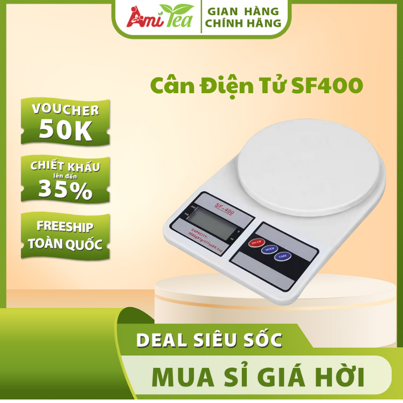 Cân điện tử mini nhà bếp, Cân tiểu ly chính xác SF400
