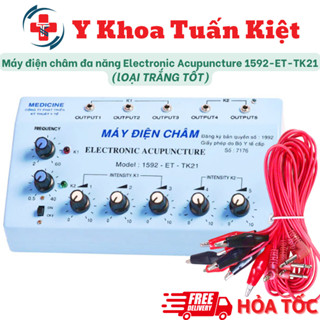 ✅ Máy điện châm, máy châm cứu đa năng 5 cọc Electronic Acupuncture 1592 - ET - TK21