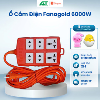  Ổ cắm điện Fanagold chịu tải cao 6000W dùng cho công trình nhà hàng dây 3m 5m | ANH TUẤN LIGHTING 