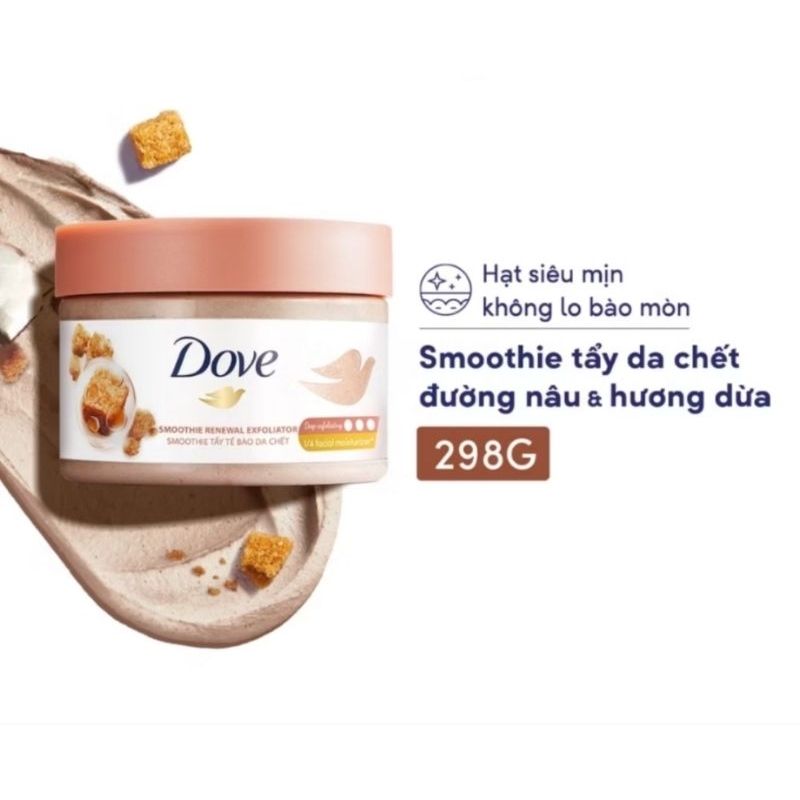 tẩy tế bào chết body Dove 298g