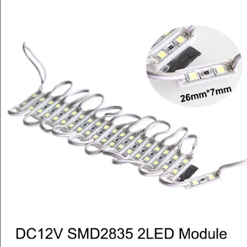 Led hắt 2835 2 mắt (20 bóng /1 dây)
