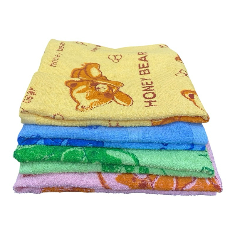 khăn tắm,gội cotton Honey Bear 50x1m