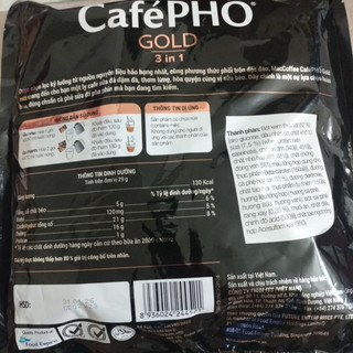 Cà phê sữa đá Café Phố Gold MacCoffee Bịch 30 Gói x 29g