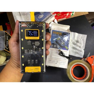 Sạc Dự Phòng 30000mAh 120W Dung Lượng Lớn Tích Hợp 4 Cổng Sạc Có Màn Hình LED