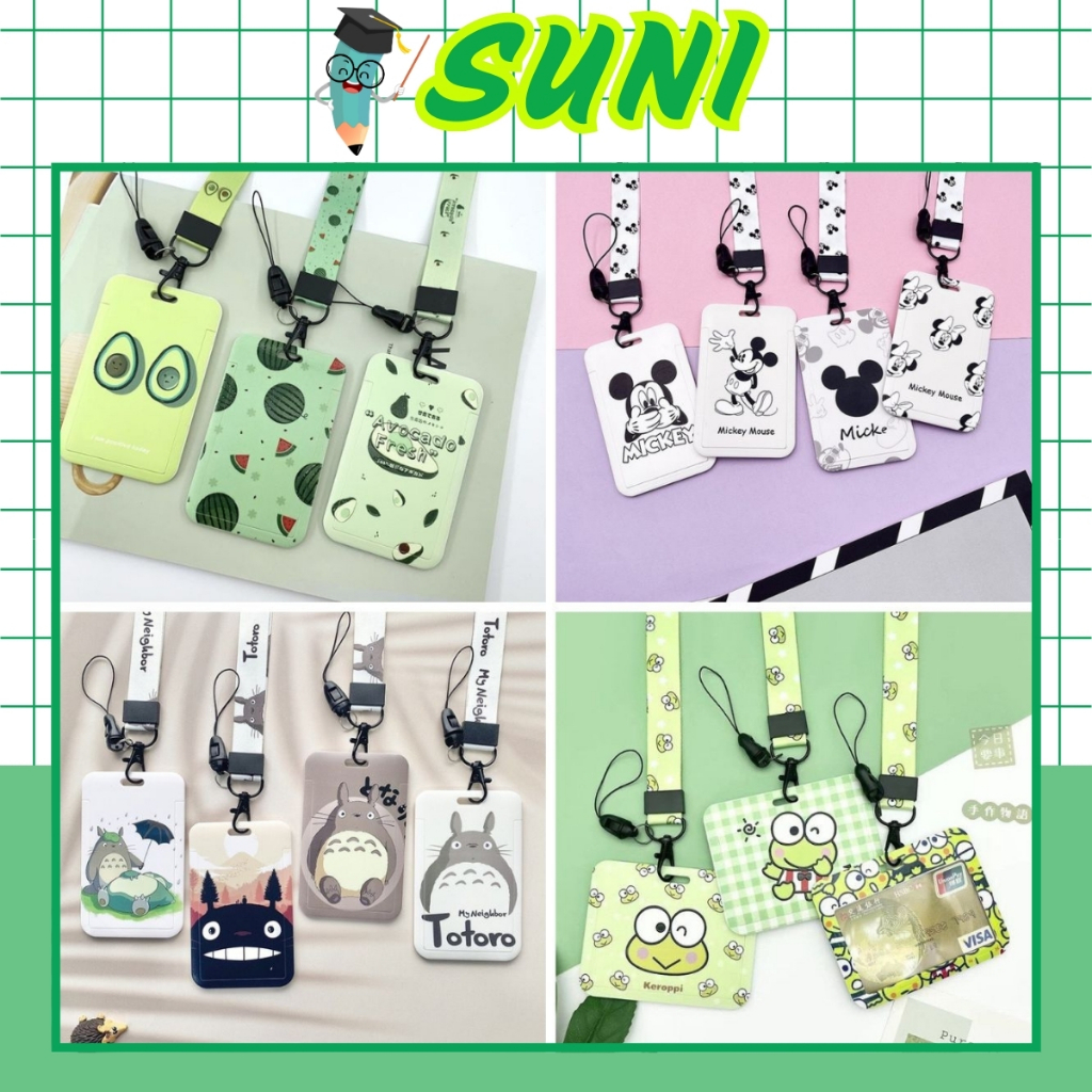 Dây Đeo Thẻ Học Sinh, Dây Đeo Thẻ Dọc Cho Sinh Viên - Học Sinh Nhiều Hình Dễ Thương Cute