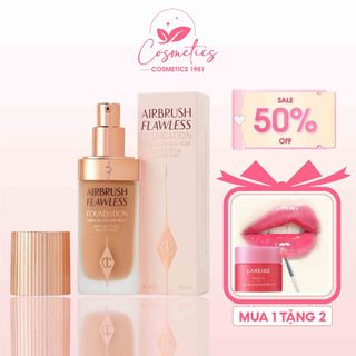   Fullsize 30ml  Kem Nền Mỏng Nhẹ Lâu Trôi Charlotte Tilbury Airbrush Flawless Longwear Foundation 