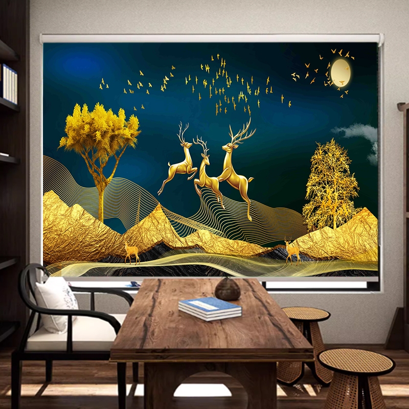 Decal Kim Tiền Trang Trí Cửa Sổ In 3D Theo Yêu Cầu In Theo Yêu Cầu Giá Tiết Kiệm