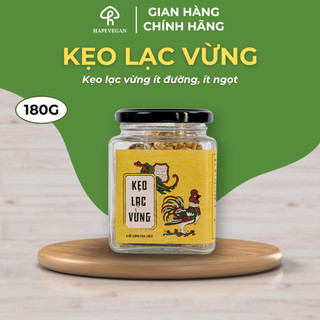  Kẹo Lạc Vừng H HAPI VEGAN Thơm Giòn Ít Ngọt Tốt Cho Sức Khỏe 