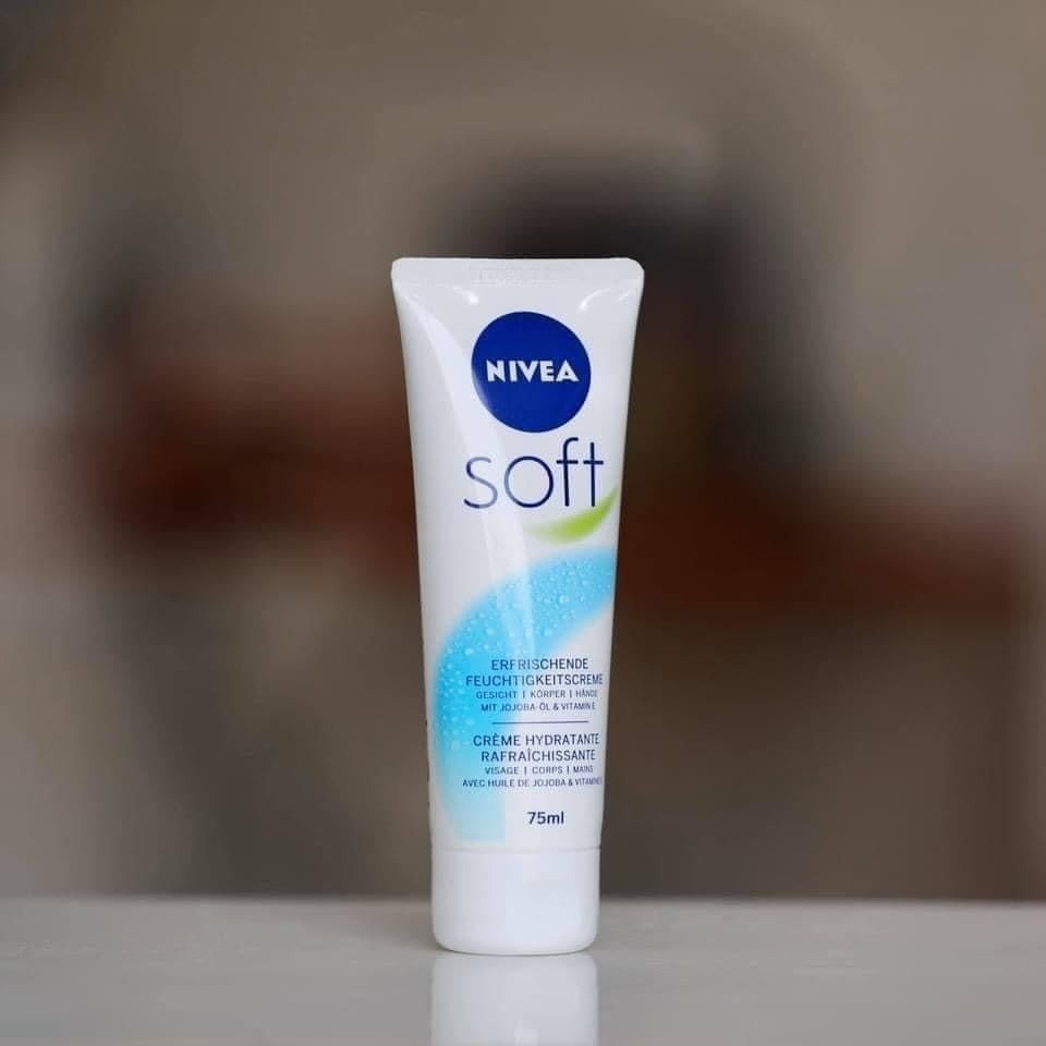 Kem dưỡng da Nivea soft dạng tuýp 75ml