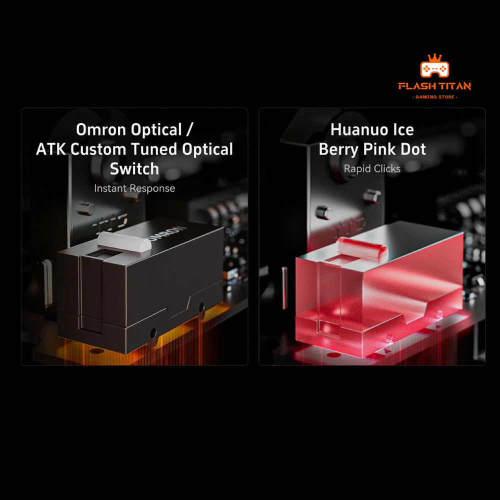 Chuột máy tính không dây ATK A9 Dragonfly - 3 mode kết nối - Có app tùy chỉnh - Sensor max PAW3395 | BigBuy360 - bigbuy360.vn