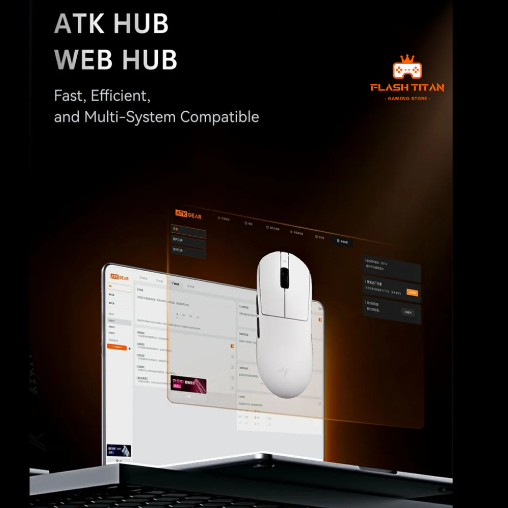 Chuột máy tính không dây ATK A9 Dragonfly - 3 mode kết nối - Có app tùy chỉnh - Sensor max PAW3395 | BigBuy360 - bigbuy360.vn