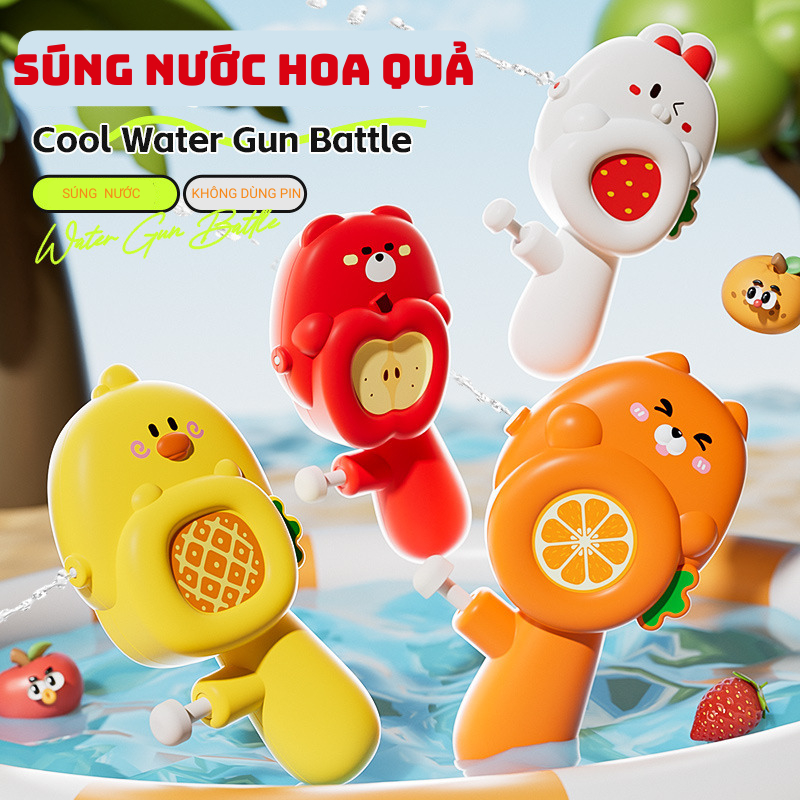 Súng nước hoa quả, đồ chơi nhà tắm cho trẻ em