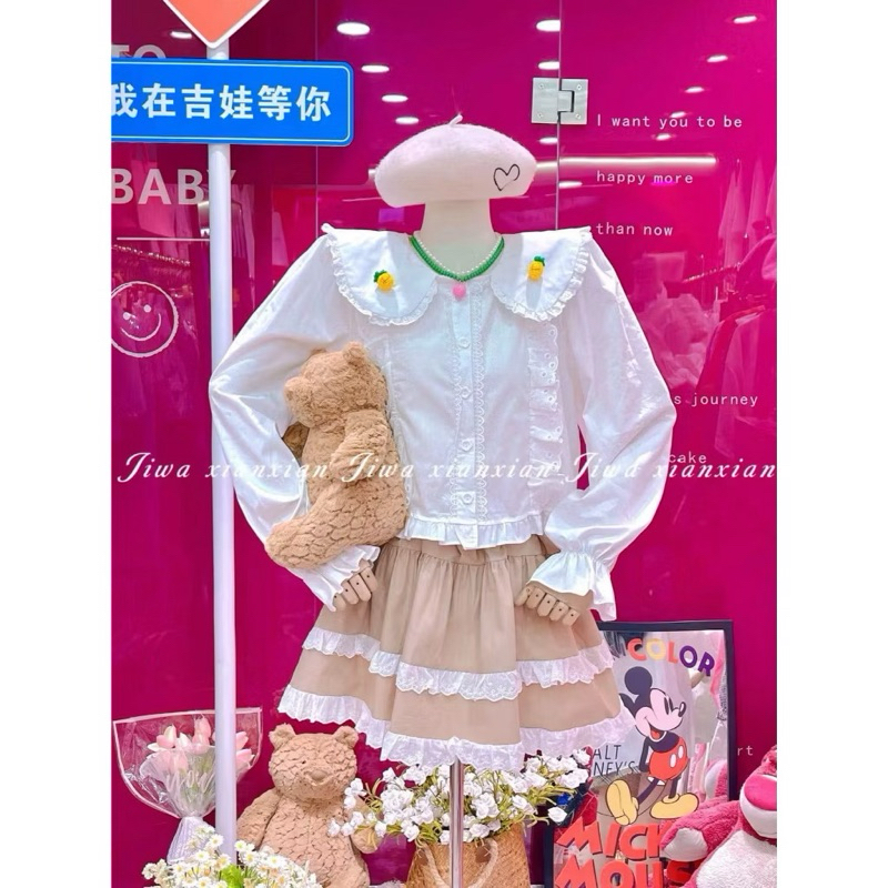 Áo sơ mi trắng hãng Jiwa Newtag