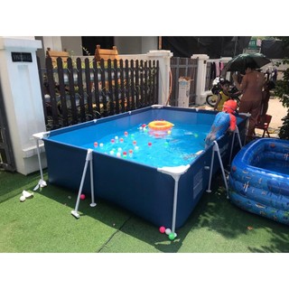 Bể Bơi , hồ bơi 3MX2MX75CM 28272 GIÁ RẺ VÔ ĐỊCH , Bảo Hành 5 năm  + Phao , bóng , bộ vá