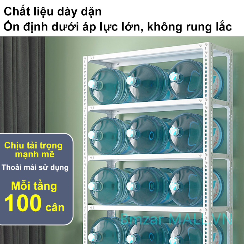 BMZAR Kệ sắt v lỗ Có thể chịu được 700kg Kệ hàng Không cần ốc vít lắp ráp Kệ để đồ Dễ chỉnh độ cao | BigBuy360 - bigbuy360.vn