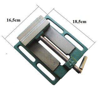 Ê tô khoan bàn cỡ lớn v2 4Inch/5Inch/6Inch - Gang đúc dày 25mm, miệng kẹp mở 147mm, chịu lực cực tốt