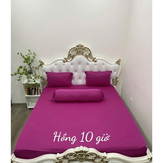 Bộ Drap Thun Hàn Quốc Mát Lạnh { 4 món }