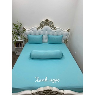 Bộ Drap Thun Hàn Quốc Mát Lạnh { 4 món }