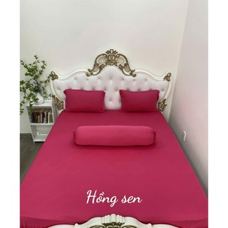 Bộ Drap Thun Hàn Quốc Mát Lạnh {4 MÓN} Cực Hot