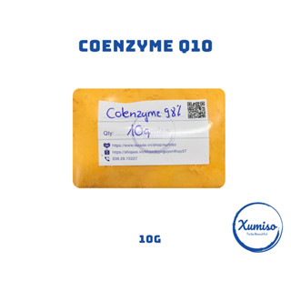   HCM  Coenzyme Q10 98% - Nguyên liệu dùng trong kem lotion chống lão hóa - Xumiso 1g 5g 10g 