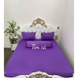 Bộ Drap gối Thun Hàn Quốc Mát Lạnh {4 MÓN} Cực Hot