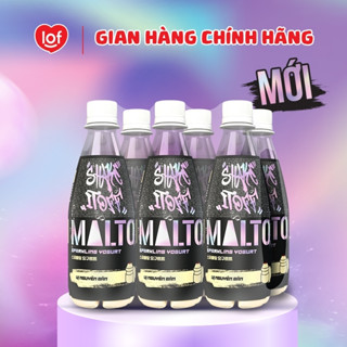 Sparkling Yogurt MALTO Shake It Off sữa chua có ga vị nguyên bản chai 340ml x thùng 2 lốc_12 chai