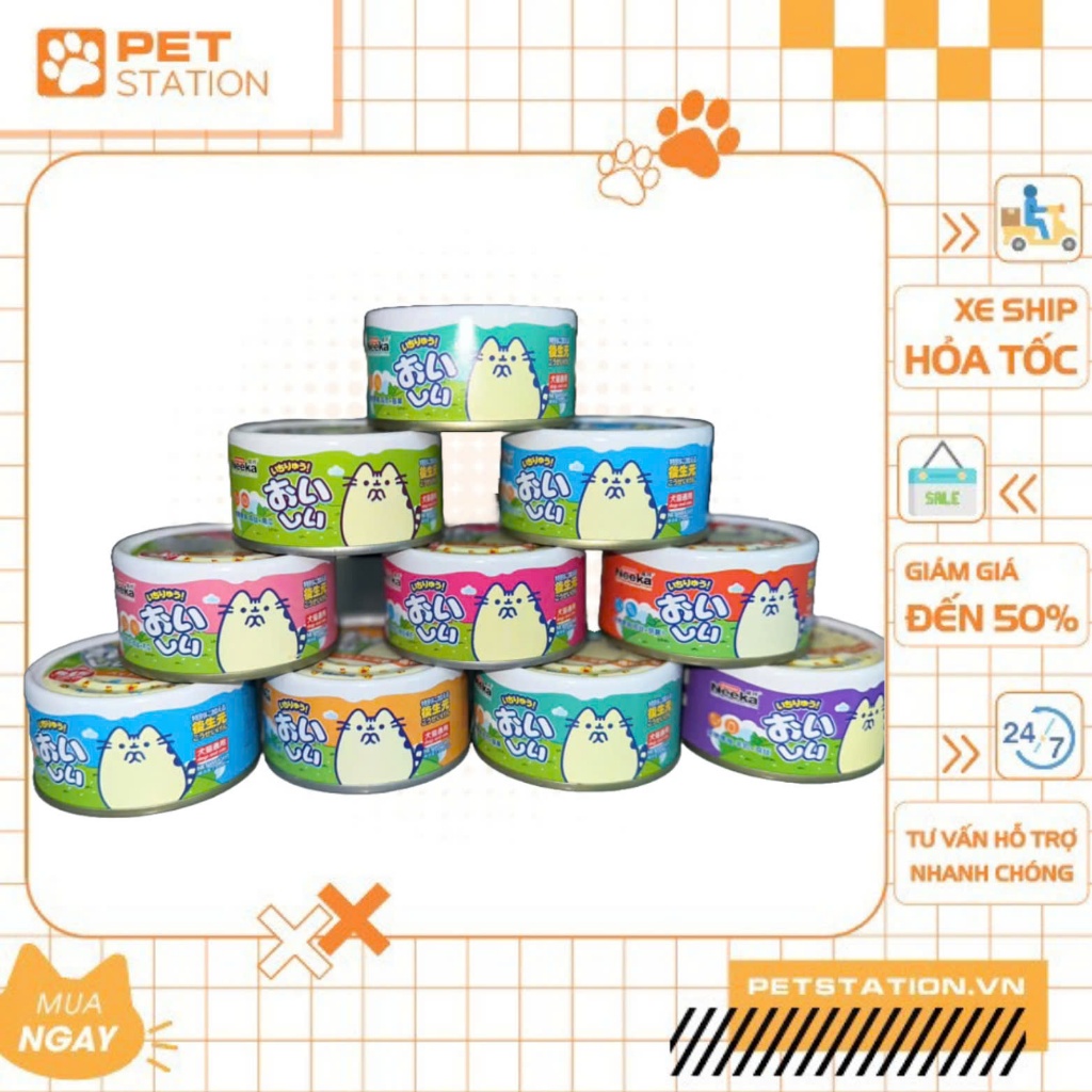 Pate Neeka lon 85g dành cho mèo-Pate cho mèo